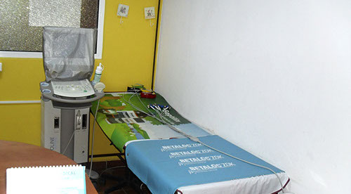 The Urology Examination Room An image inside the Urology Examination Room