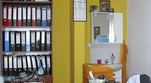 Image of the Ophtamology Examination Room (rom. cabinet)