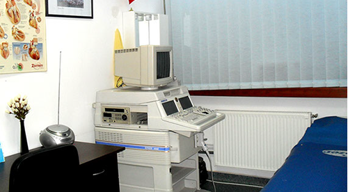 Another image of the Cardilogy Examination Room at the Dr. Vaetisi Medical Center in Timisoara-Romania