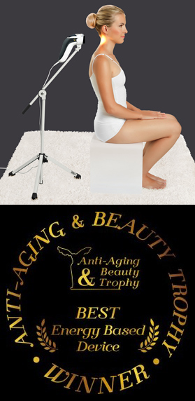 Treatment with "Bioptron" Unit System the winner of the Anti-Aging Beauty Trophy as the Best Energy-based Device in the contest