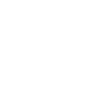 White icon of a Physician and a patient lying on a stretcher bad